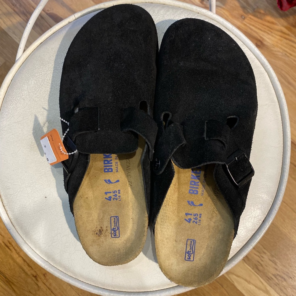 Birkenstock Black Boston Clog